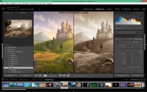 تنظیمات نرم افزار adobe lightroom